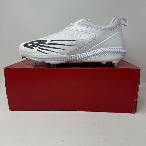 New Balance FuelCell 4040 V6 White Metal Baseball Cleats Mens Size 13 (L4040TW6) - Picture 2 of 7